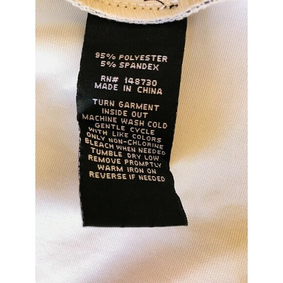 Eci Women's Red Print Scuba Cut out Sleeveless Shift Dress Size 8 - Picture 6 of 10